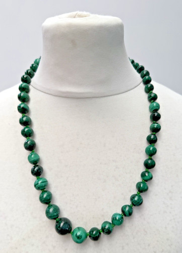 Vintage genuine malachite - vintage,