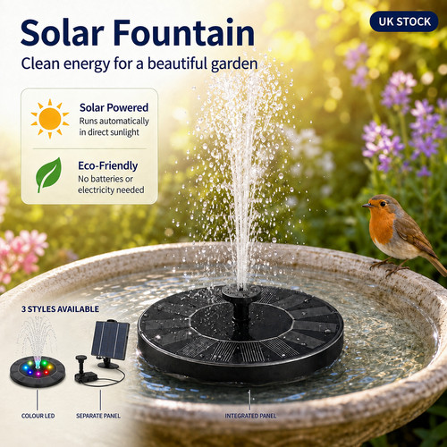 Solar fountain pump water - solar,
