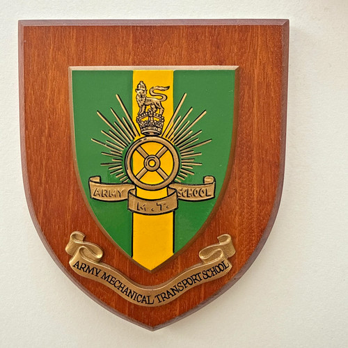 Military shield wall plaque - wall,