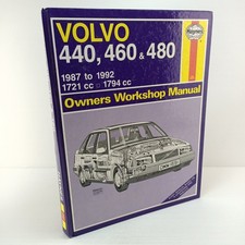 Haynes Volvo 440 460 480 1987-1992 1721cc 1794cc Owners Workshop Manual