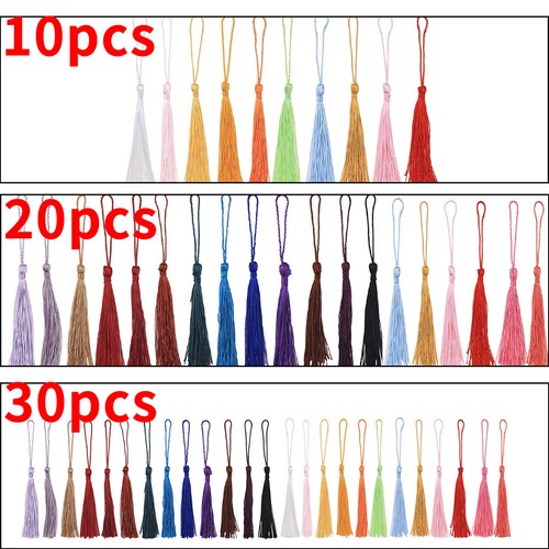 30x silky tassels - crafts, for