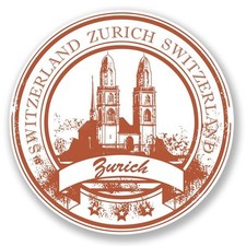 2 x Zurich Switzerland Vinyl