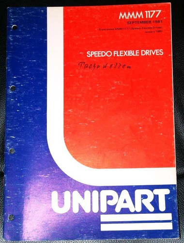 Unipart parts catalog speedo - unipart,