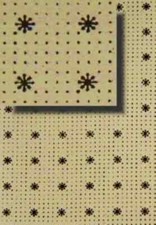 Stars &DotsTrunk Liner chest antique  old inside interior sticker decal paper