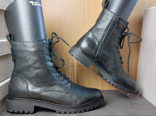 Ref.627 TAMARIS LEATHER ANKLE BOOTS £34.99 /RRP £100 LADIES UK SIZE 4 /EU 37 NEW