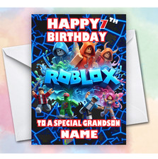 Personalised Roblox Birthday