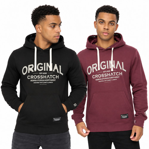 Crosshatch mens hoodie - mens,