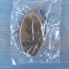 Gold BMW  Keyring Plated with