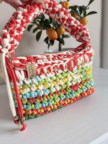 Handmade crochet bag - handmade,