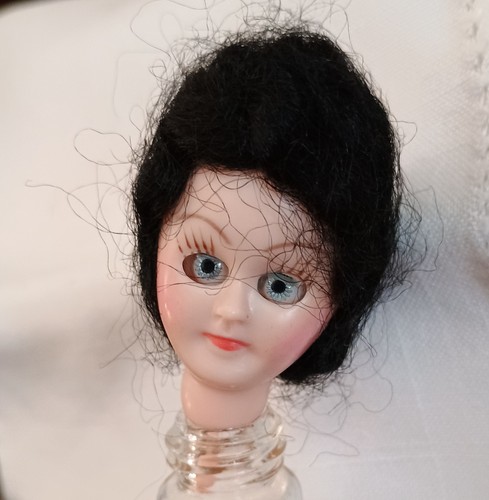 Vintage plastic doll head - vintage,