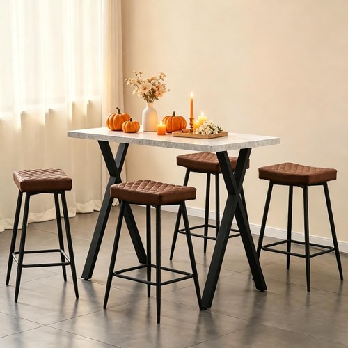 4pcs bar chairs and - 4pcs,