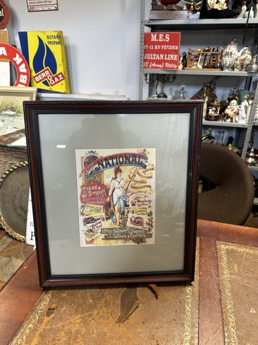 Vintage framed advertisement - framed,