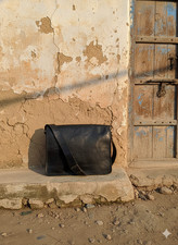 15" Leather Bag Vintage