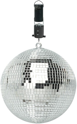 Rotating glitter ball 200mm - ball, 8