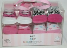 BFF  Infant Girls Bootie Socks