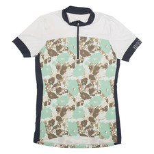 ZERORH Cycling Shirt Mens Jersey Green 1/4 Zip M