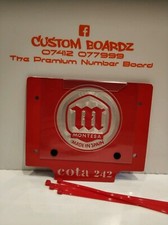 trials front number board
