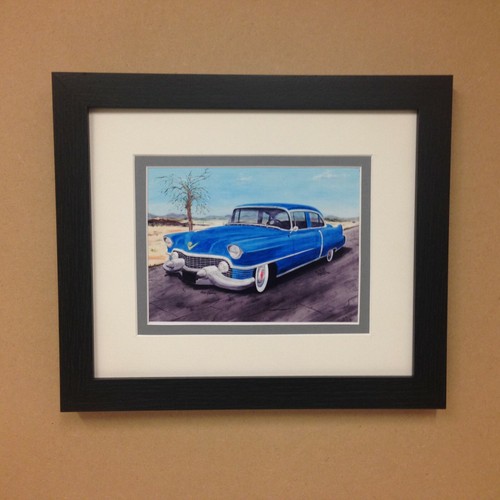 1954 cadillac framed print - 1954,