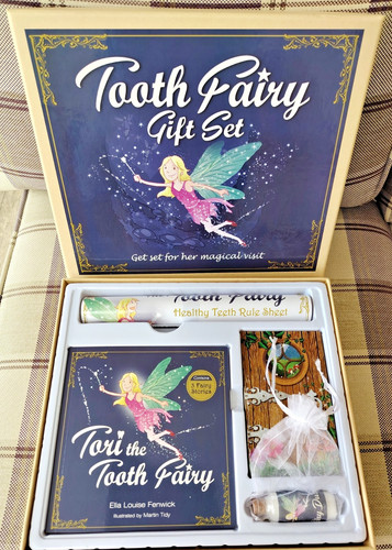 Tooth fairy gift set story - tooth,