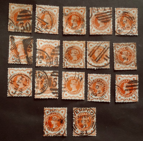 Victoria half penny - half, 17