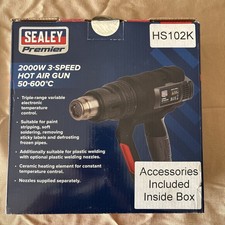 Sealey HS102K Premier Plastic Welding Kit including HS102 Heat Gun
