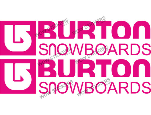 Burton snowboards sticker - snowboards,