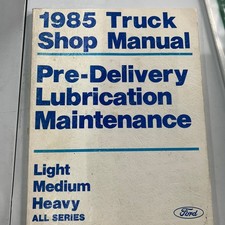 1985 Truck Shop Manual Ford