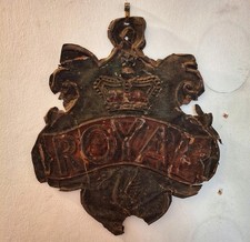 Fab Antique Vintage Royal Insurance Limited Liverpool Copper Firemark Insurance