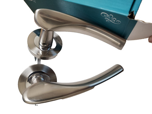 Satin chrome lever - satin, rose