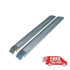 2 X Steel Ramps 450Kg Capacity 72" X 9" Easy Loading Mower Scooter Bike