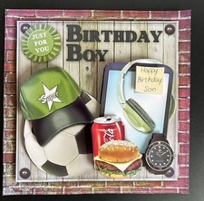 Handcrafted 3D Male Birthday