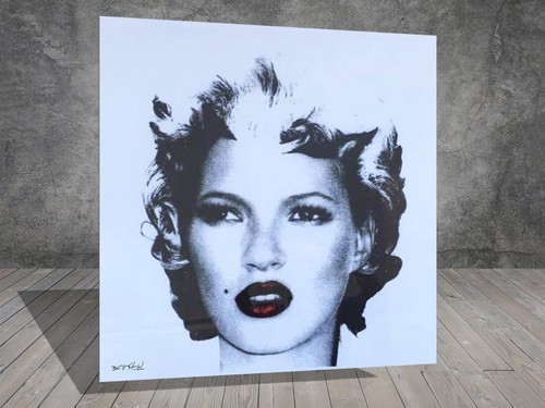 Banksy kate moss graffiti - banksy,