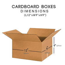 Postal Cardboard Box 12" x 9"