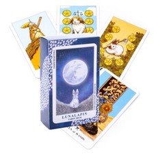 78Pcs Lunalapin Rabbit Tarot Cards Deck Party Home Card Game Set