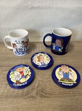 Tetley Tea ‘Timeout’ ‘Tea Folk Choir’ Mugs & 12 Tetley Coasters! Coffee Tea