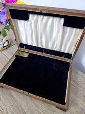 Vintage wooden cutlery canteen - cutlery,