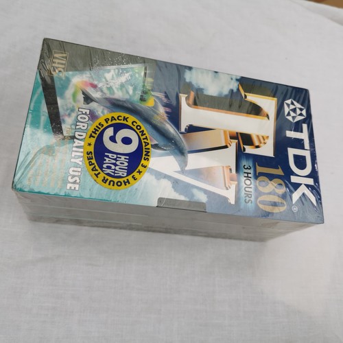 Tdk blank vhs - tapes, 3