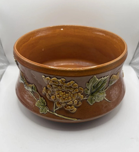 Brown harvest pattern - brown,