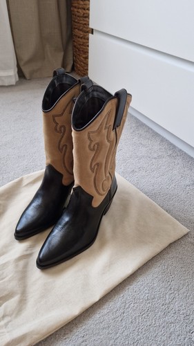 Zara cowboy boots combined - zara,