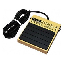 Korg PS1 Single Momentary Footswitch, with Metal Casing, for Korg Products with 