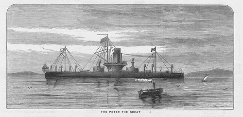 Russian mastless turret ship - russian,