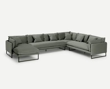 3 Made.com Malini corner LHS sofa pillows