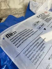 Inflatable Lounger Lilo Easy Inflate Swimming Pool Blue & White Palm Tree New