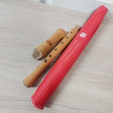 Vintage ADLER Wood Baroque Flute Recorder Musical Instrument Germany