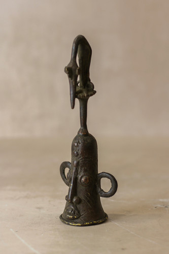Benin bronze bell - benin,