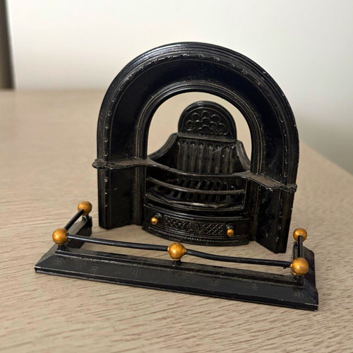 Dolls house miniature - miniature, black