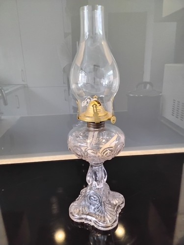Vintage glass paraffin - paraffin, oil