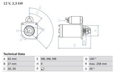 Starter for UAZ IVECO:DAILY VI