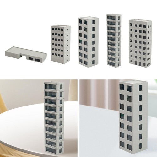 Model railway buildings - buildings, scene
