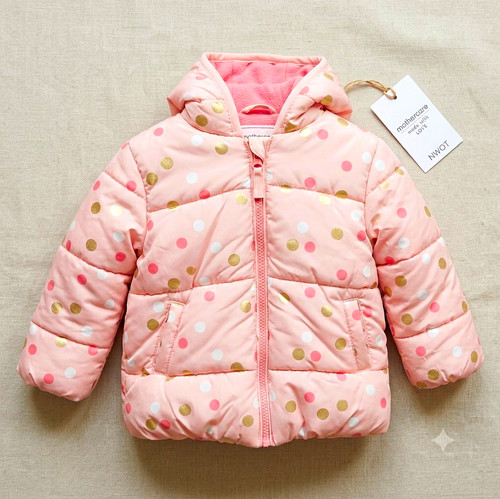 Mothercare pink polka - pink, dot